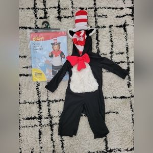 Dr. Seuss Cat in the Hat Coverall Costume 12-18M